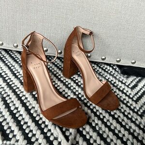A New Day Brown Block Heel